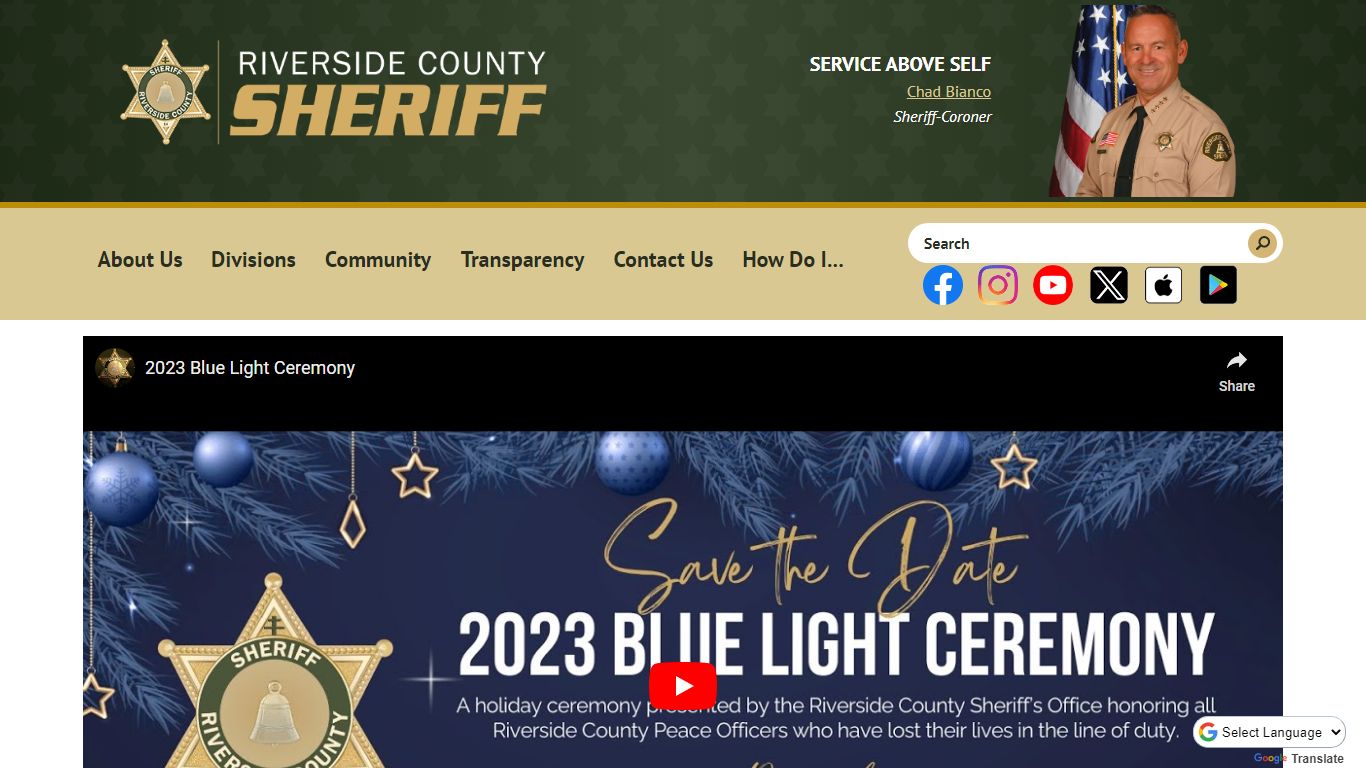 Riverside County Sheriff, CA | Official Website